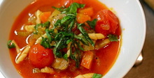 Супа с чери домати