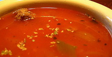 Доматено-зеленчукова супа с топчета