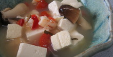 Тайландска супа с тофу и риба