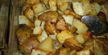 Печени картофени кубчета