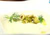 Бобена крем супа с маслини и краставици