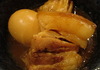 Свински корем с варени яйца