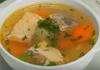 Рибена супа с рагу от сьомга и картофи