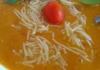 Зеленчукова крем супа с тиква и фиде