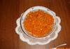 Корейска салата с моркови, орехи и чесън