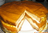 Портокалова торта със сметана и кайсии