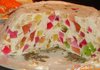 Желирана торта със сметана и пандишпан