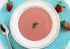 Десертна супа от ягоди със сметана