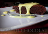 Шоколадова торта с ванилов сос