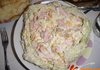 Ордьовър с шунка, сухари, яйца и сирене