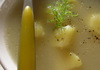 Картофена супа с грудки копър
