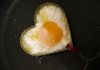 Красиво яйце в сърце