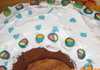 Великденски кекс с ядки, стафиди и глазура