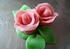 Как се правят рози от марципан