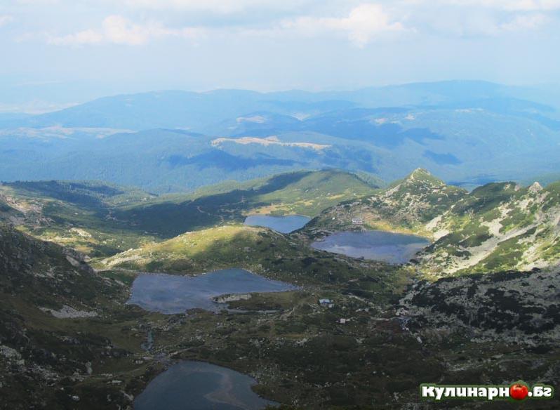 панорама към седемте рилски езера от вазов връх