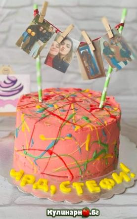 Торта за рожден ден със снимка