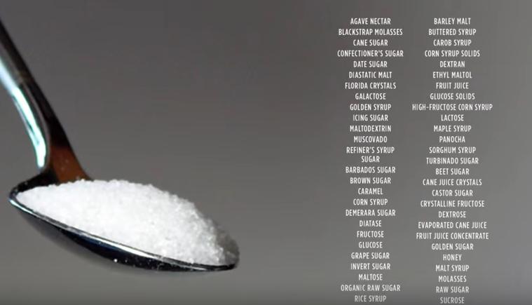захар в купените храни